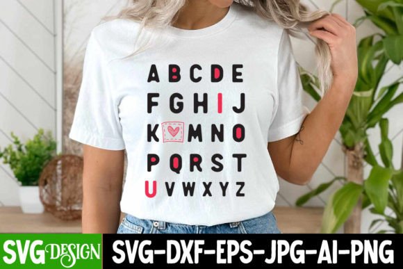ABCd I Love U Alphabet SVG: Free Graphics Review