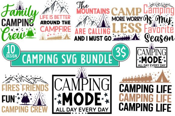 Camping SVG Bundle Free: Graphics & Freebies Review