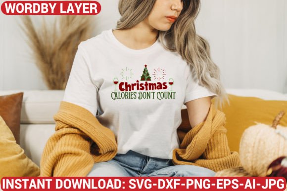 Christmas Calories Don't Count Graphics Freebies