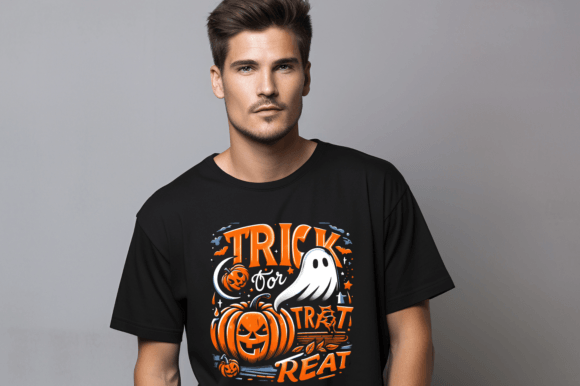 Halloween Ghost Graphics & T-Shirt Designs