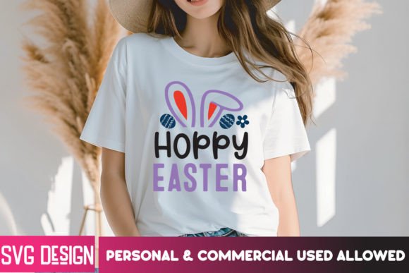 Hoppy Easter SVG Graphics for T-Shirt Designs
