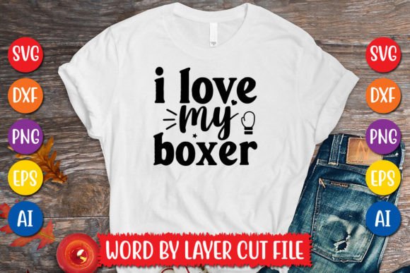 I Love My Boxer SVG Design: Graphics & Freebies Review