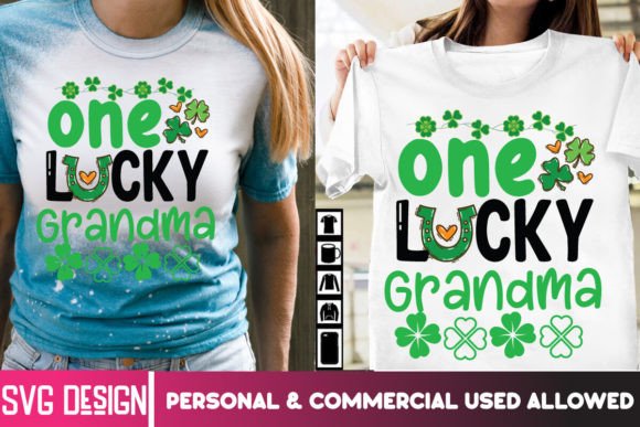 One Lucky Grandma SVG: Graphics & Freebies Review