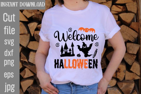 Welcome Halloween SVG Cut File: Free Graphics